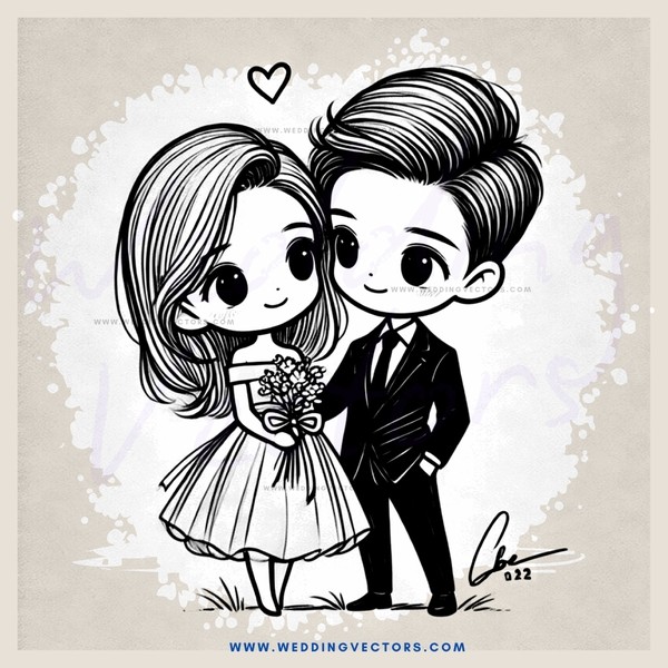 wedding animation character sheets - 2013 wall calendar