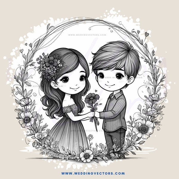 a couple in an archway