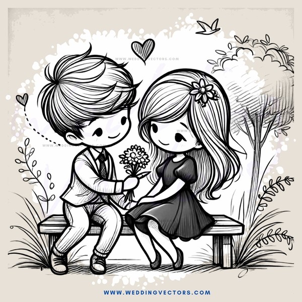 a couple sitting on a bench in nature