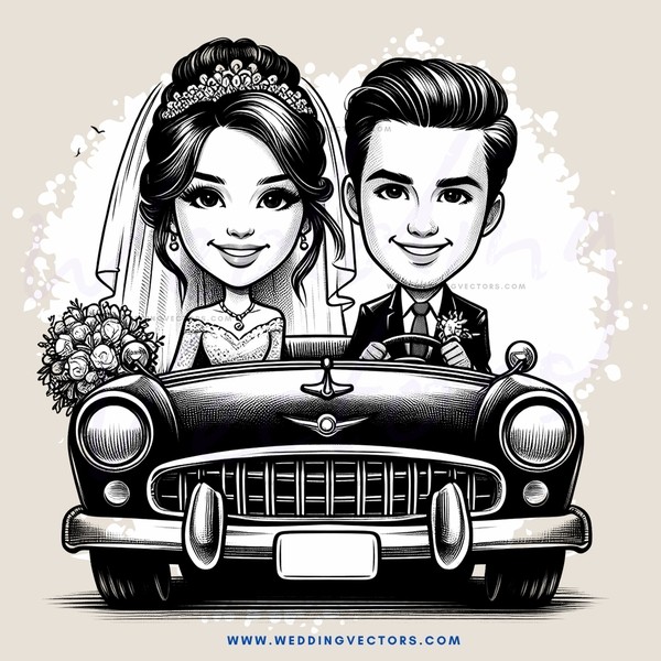 wedding car decoration