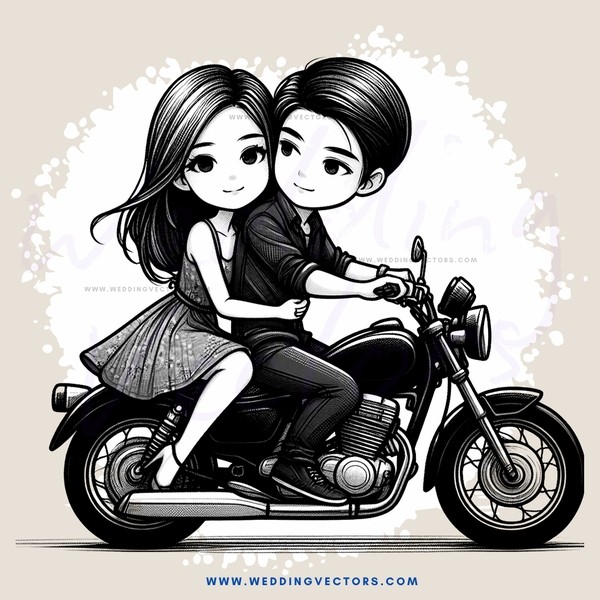two girls on a motorcycle