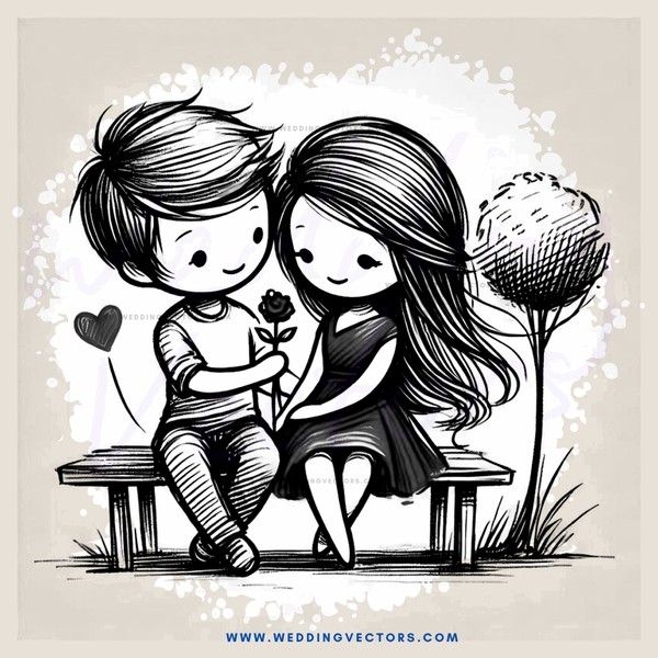 love story on bench