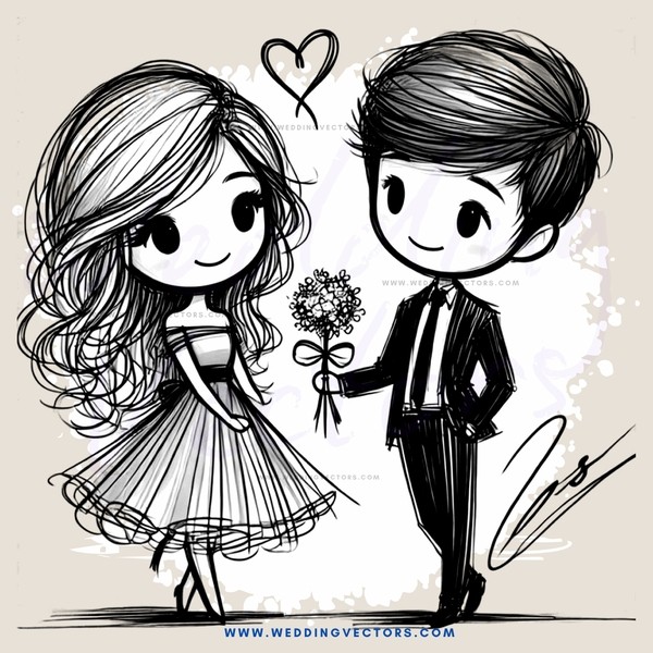 boy and girl holding hands together