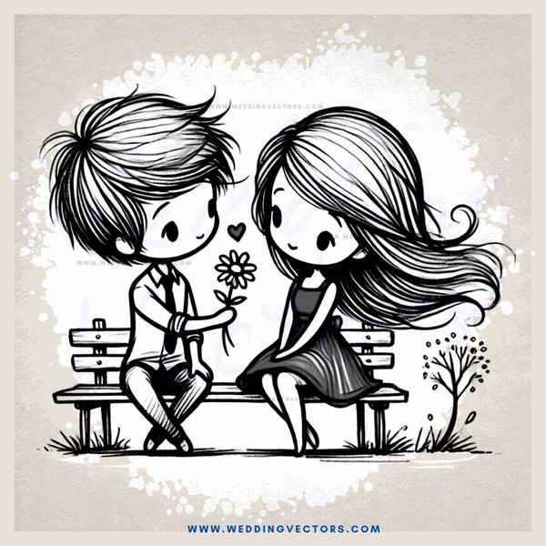 a couple sitting on a bench