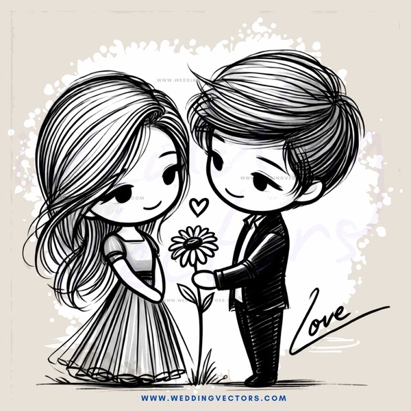 a love story in black and white