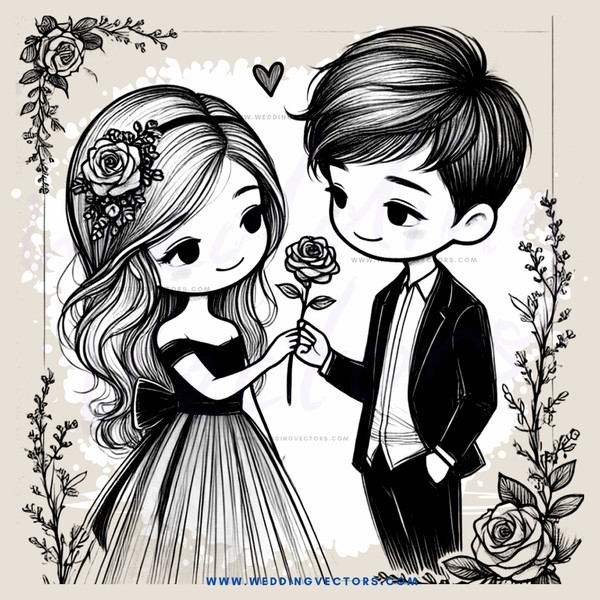 love with roses