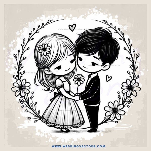 a couple in an embrace