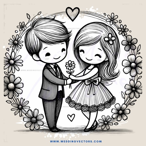 a love story in flowers