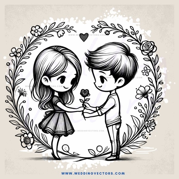 couple in valentine's day picture