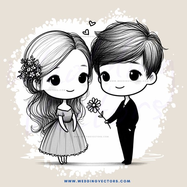 girl and boy clip art