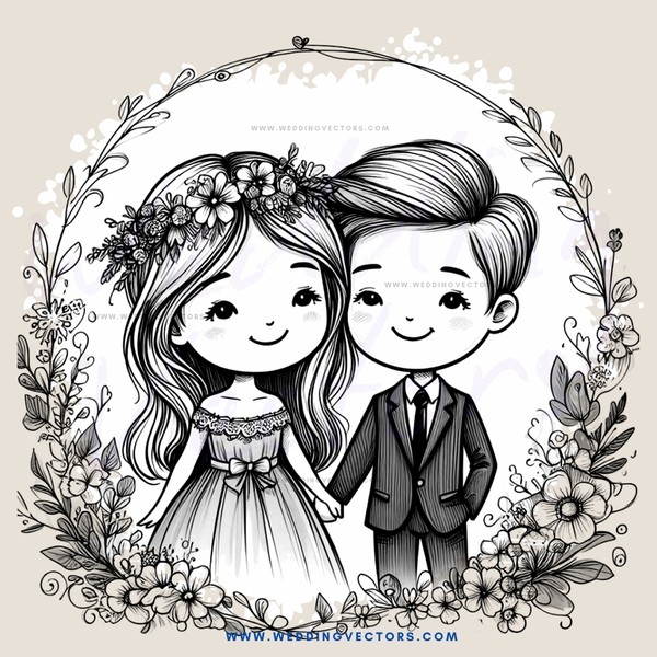 love story in black and white