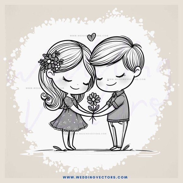 love and flowers on valentine's day