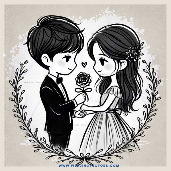 a love story in black and white
