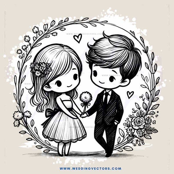 two people in a halo bouquet