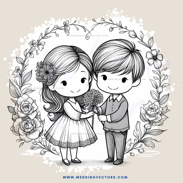 a boy and girl posing for a picture