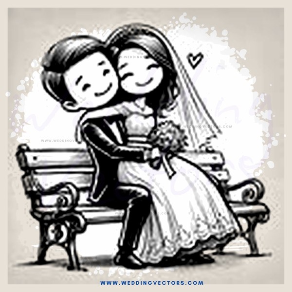 a couple sitting on a bench