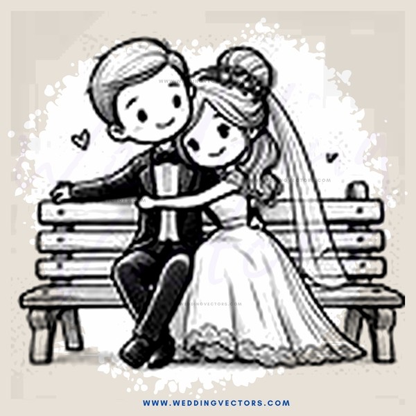 a couple sitting on a bench