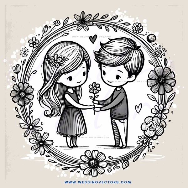 a love story in flowers and leaves