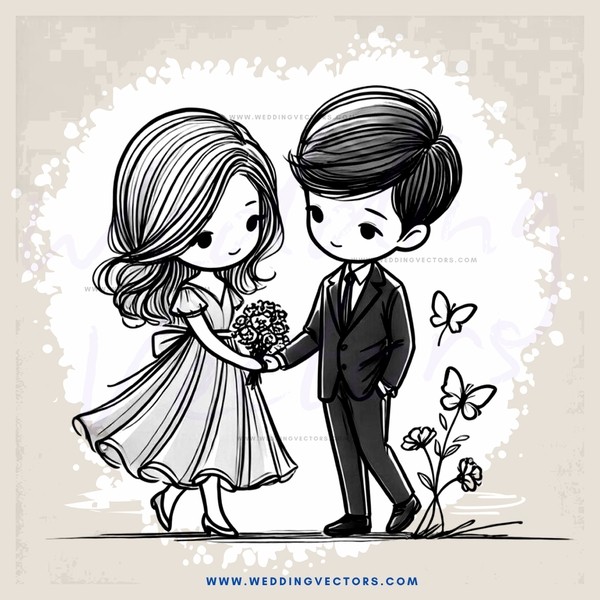 love and nature illustration