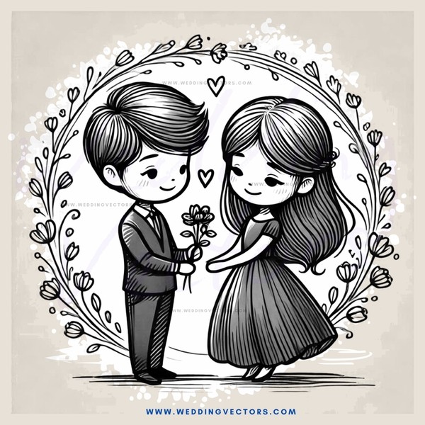 an engagement portrait