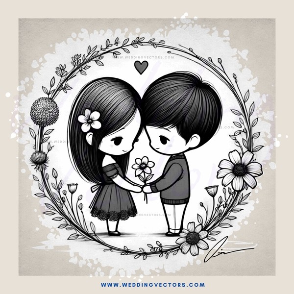 a couple in an outdoor setting