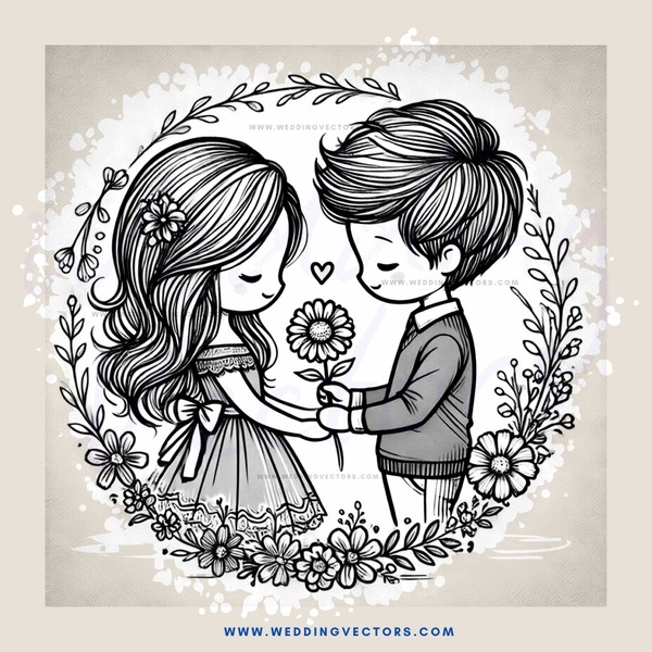 kissing couple