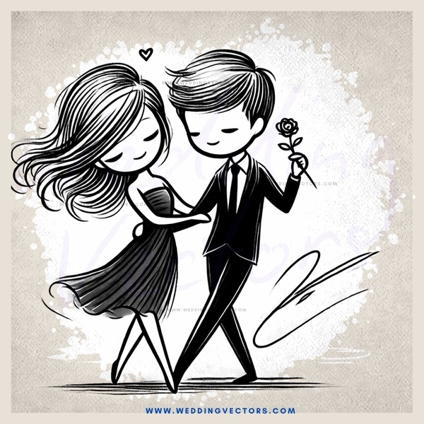a couple dancing at their wedding