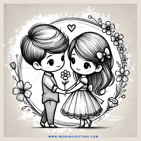 boy and girl embracing each other