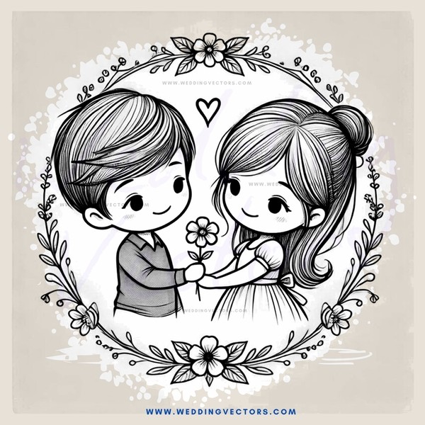 boy and girl embracing each other