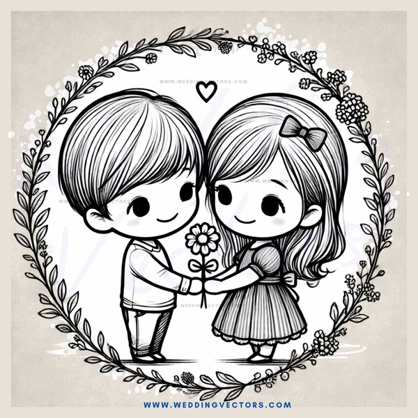 two little people hugging