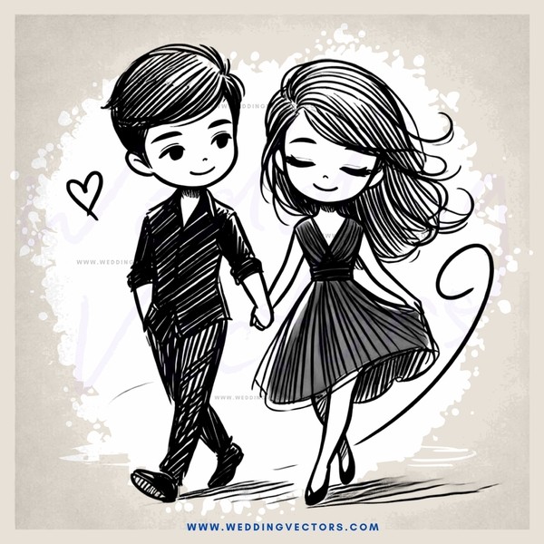 a couple's love is in the air