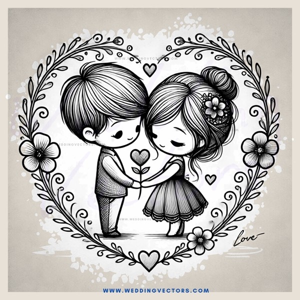 a loving couple in an embrace