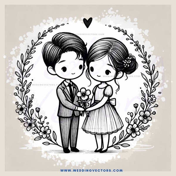 a boy and girl holding hands together