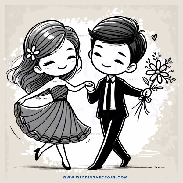 a couple dancing together
