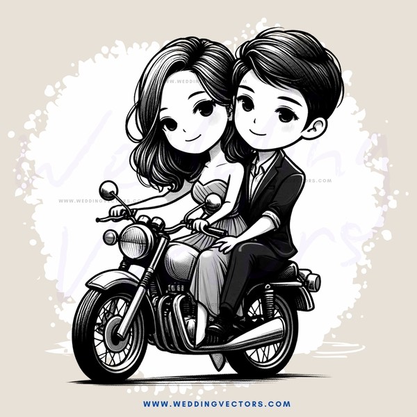 a couple on a motorcycle ride