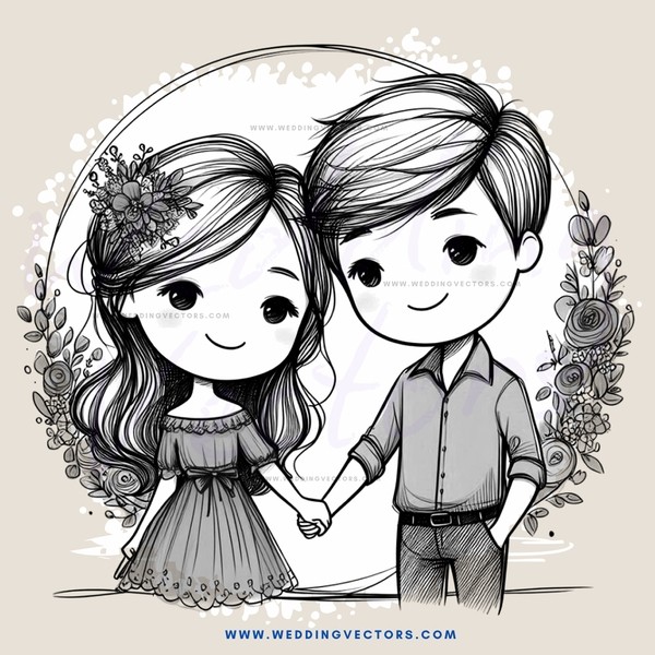 a couple holding hands and smiling