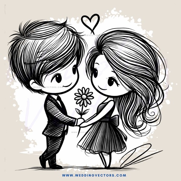 two people holding hands and a flower