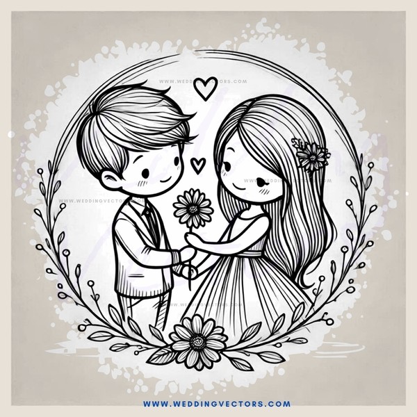 a love story in flowers and leaves