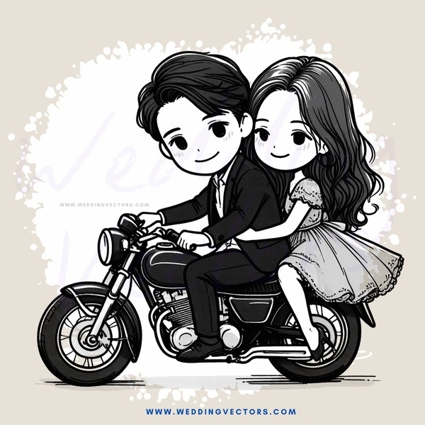 a couple riding a motorcycle together
