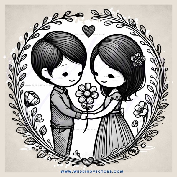 two kids embracing in an ornament