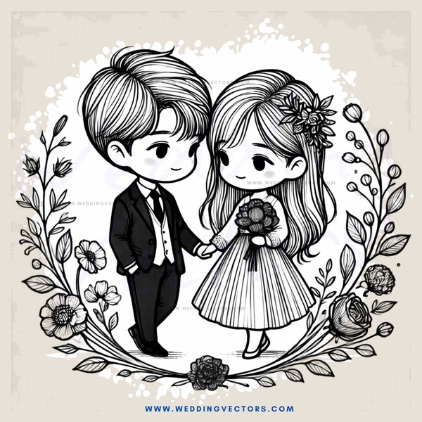 a young couple in formal wear
