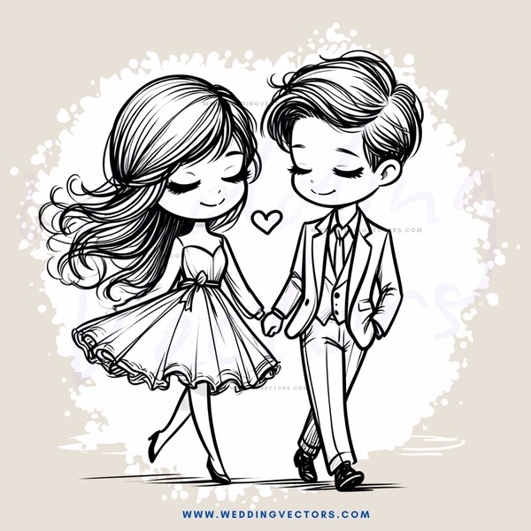 a man and woman holding hands