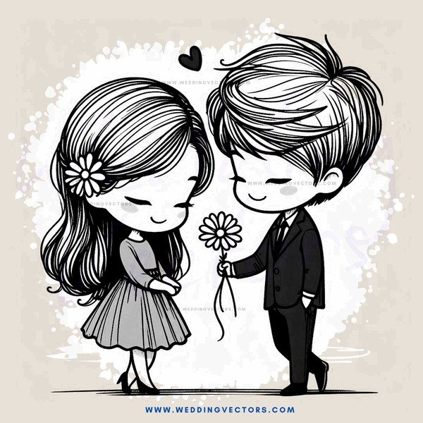 two people sharing a moment in black and white