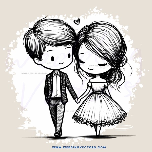 boy and girl holding hands
