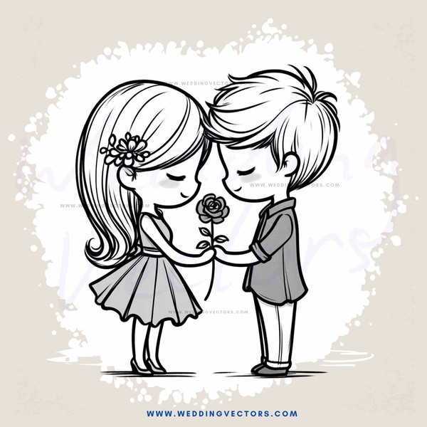 two people shaking hands over a flower