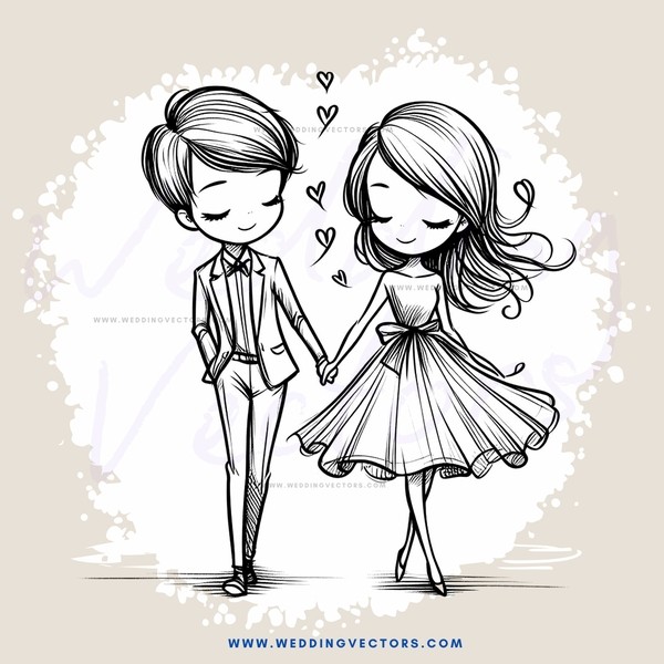 two people holding hands and smiling together