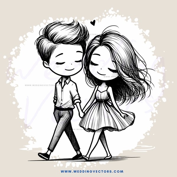 boy and girl walking together