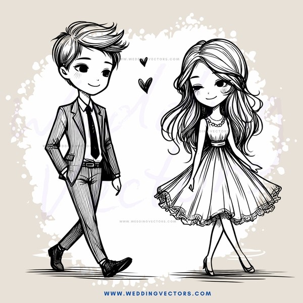 boy and girl on ice skates