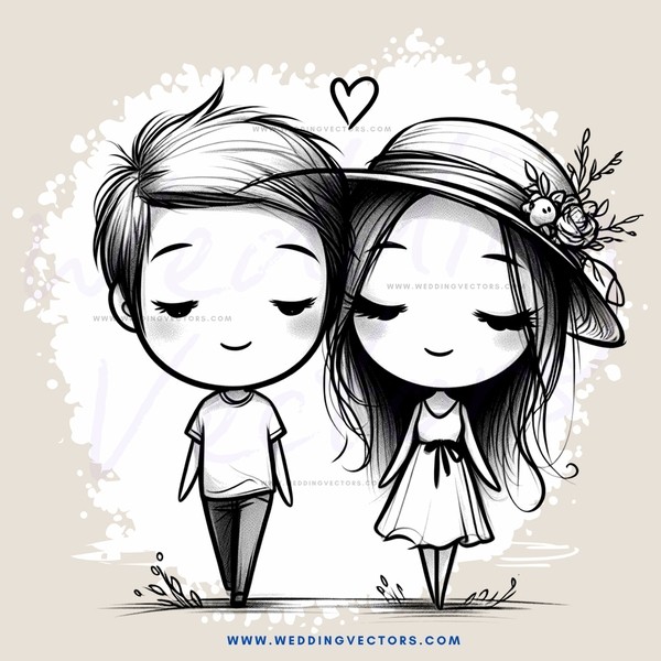 boy and girl cartoon