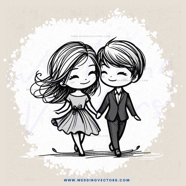 girl and boy on ice skating